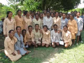 Les membres de l'association des femmes d'Ambodigavo